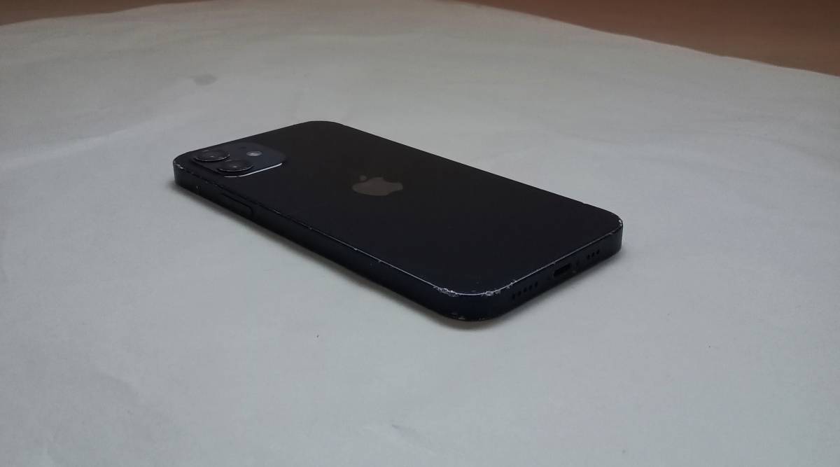 送料無料 iPhone 12 128GB SIMフリー ブラック 格安SIM使用可能 SIMロック解除済み 5G 6.1インチ 有機EL アップル アイホン 本体_画像3