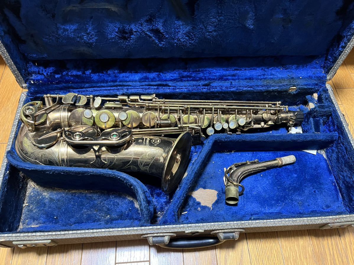 [H.SELMER MK7 MARK VII 30 ten thousand 1979 year made cell ma- alto saxophone ][ Vintage ]