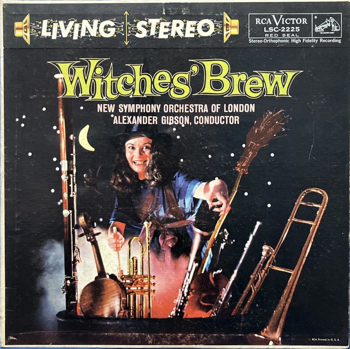 A.ギブソン(cond), ロンドン新交響楽団 / WITCHES’BREW 米 RCA LSC-2225 STEREO DG 3S/1S