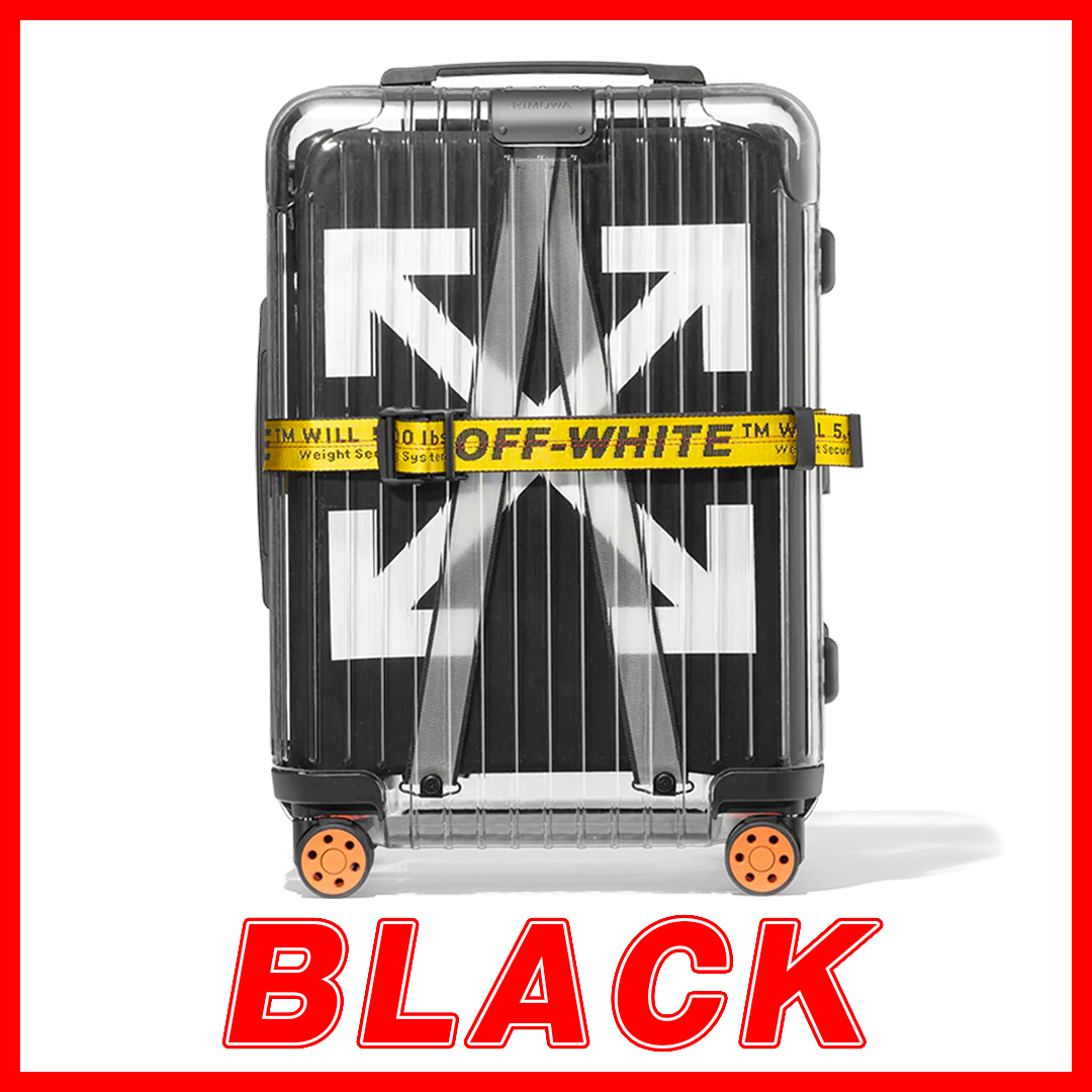 423 RIMOWA/OFF-WHITE See Through Black 36L リモワ/オフ 423 RIMOWA/OFF-WHITE See Through Black 36L リモワ/オフ