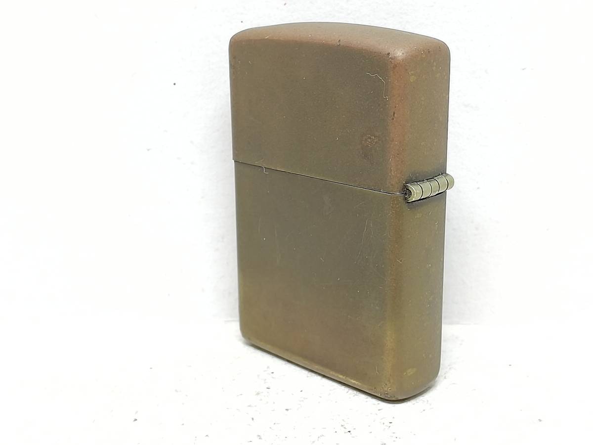 A10-36　ZIPPO/ジッポー　オイルライター　メタル　LUCKY STRIKE/ラッキーストライク　SOLID BRASS/ソリッドブラス　I/Ⅹ_画像2