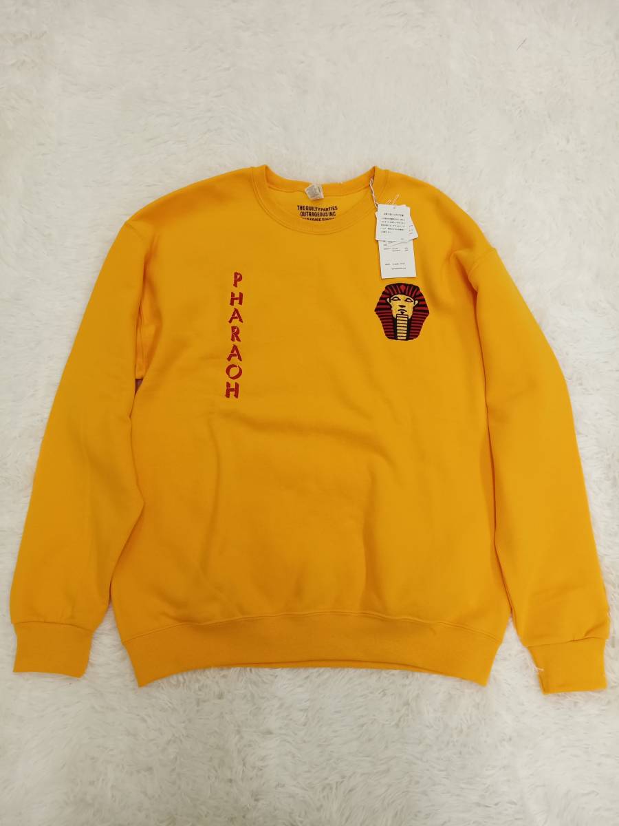 未使用 WACKOMARIA ワコマリア クルーネック スウェット シャツ L