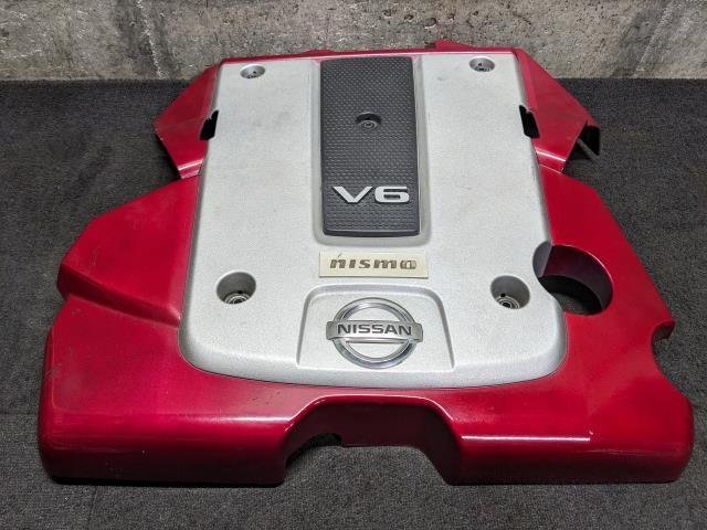 【D】日産　スカイライン V36 250GT タイプS NV36 VQ25 NA エンジンカバー　E/Gカバー　赤/シルバー　カスタム用に_画像2