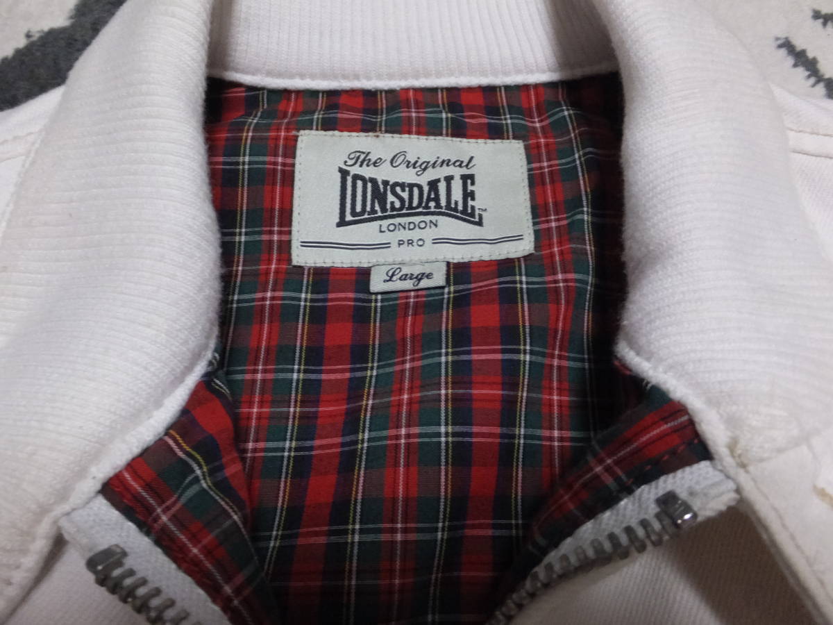 LONSDALE LONDON :ロンズデール ハリントンジャケット L 新品未使用 / ドリズラージャケット,original john,MOD,SKINS,Oi PUNK,マーチン_画像5