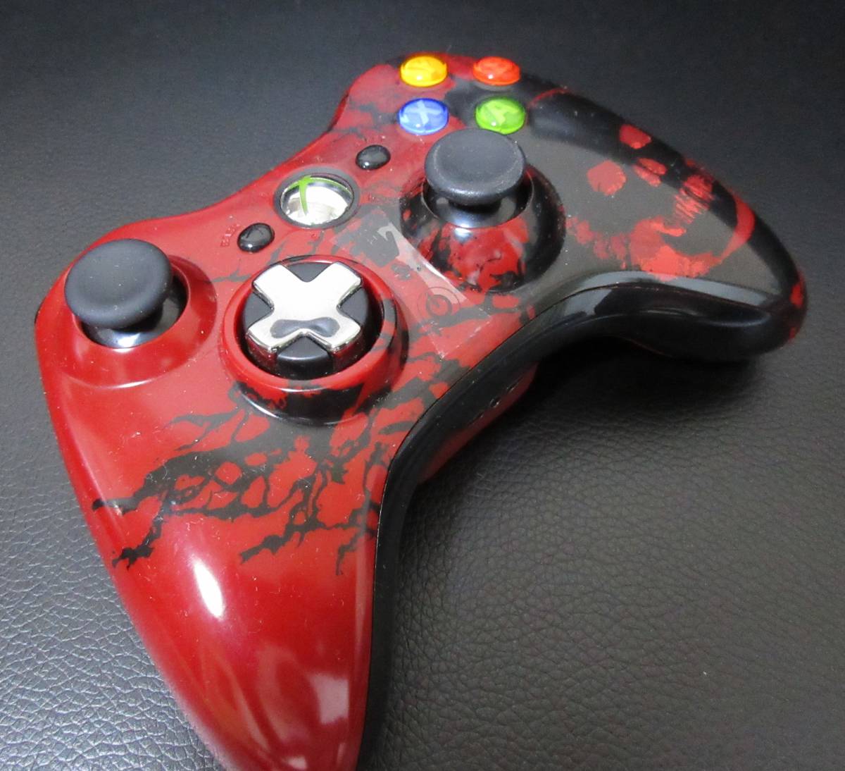 【ジャンク品】Xbox360 コントローラー Gears of War3 限定モデルとレシーバーセット_画像1
