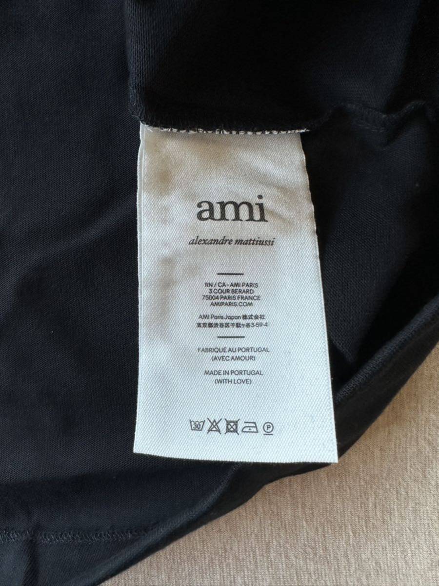Bibian 比比昂- 黒XXL新品AMI Paris グラフィックロゴロングT Bibian 比比昂- 黒XXL新品AMI Paris グラフィックロゴロングT