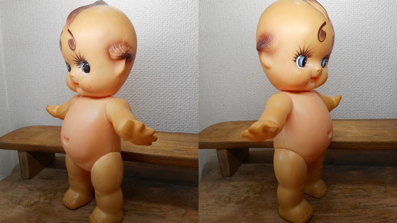 ビンテージ キューピー人形 ソフビ人形 日本製の画像9