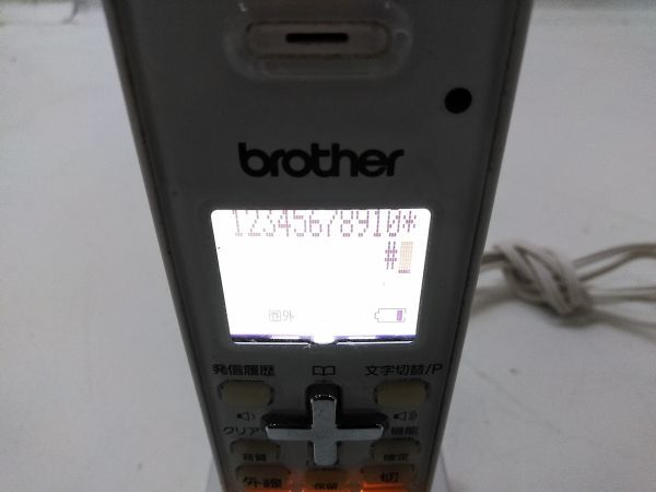 ▽ Brother ブラザー 増設用子機 BCL-D110 充電台付 コードレス電話機 E1125 5 @60 ▽_画像2