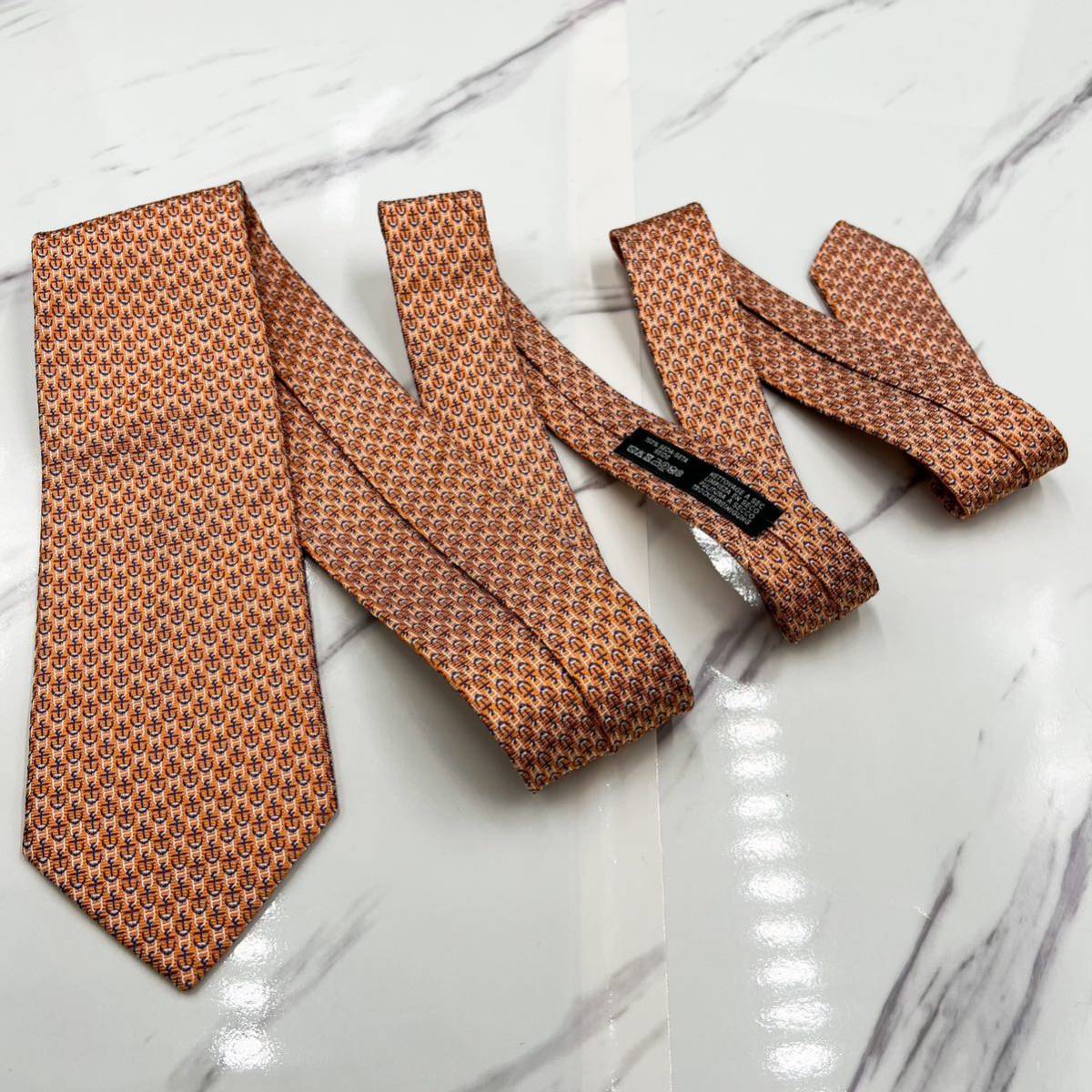 1円 HERMES エルメス シルク100% 総柄 ネクタイ ビジネス 紳士 1円 HERMES エルメス シルク100% 総柄 ネクタイ ビジネス 紳士