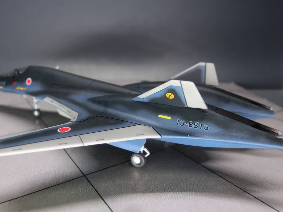 340 1/144 F-21S Rhino ライノ 洋上迷彩 #513 仮想航空自衛隊 第6飛行隊 天逆鉾・神武東征の弓 福岡県 築城基地 前進翼 完成品 戦闘機_画像10