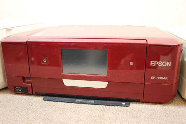 EPSON EP-808AW/EP-808AR/EP-710A エプソン インクジェットプリンタ 複合機 3台まとめ インクヘッド有 ジャンク 管98669_画像5