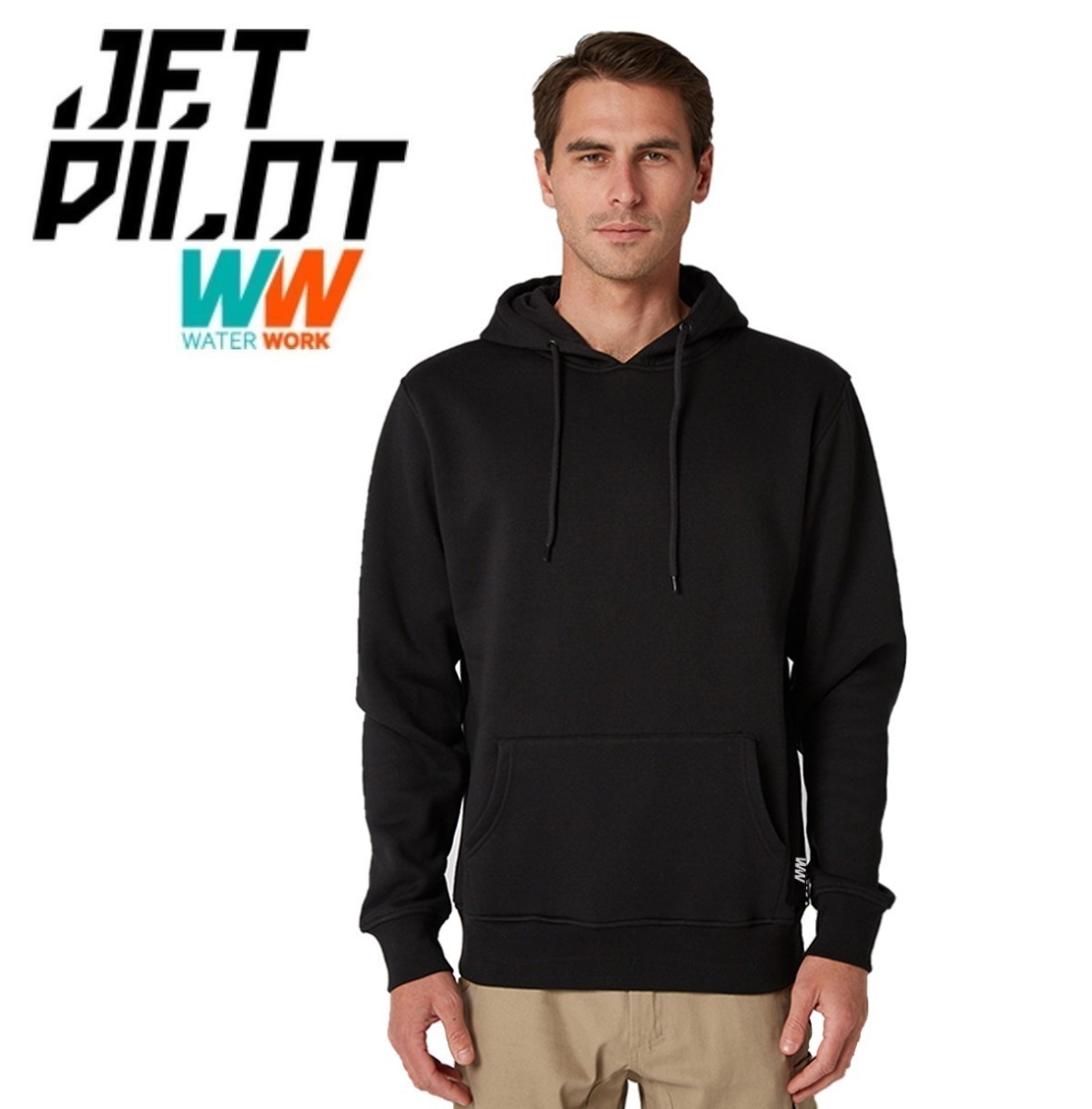 ジェットパイロット JETPILOT パーカー メンズ マリン 送料無料 フューエルド 2 プルオーバー フーディー JPW63 ブラック L