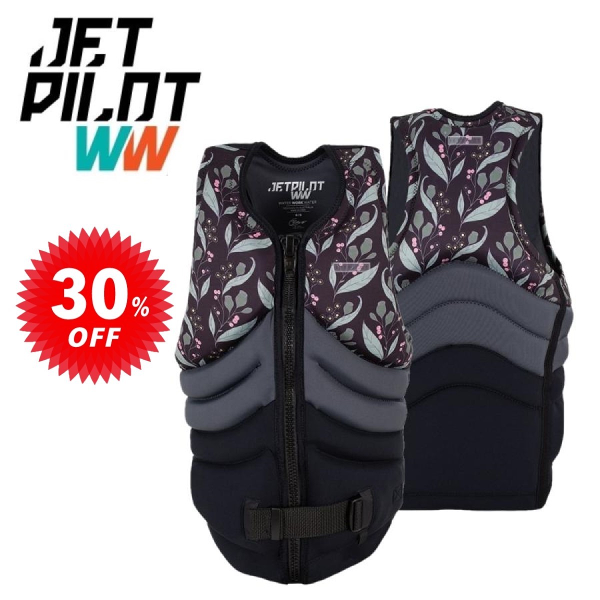 ジェットパイロット JETPILOT レディース ライフジャケット セール 30%オフ 送料無料 カンタム Y F/E ネオベスト JA21304 ブラック 14/XL