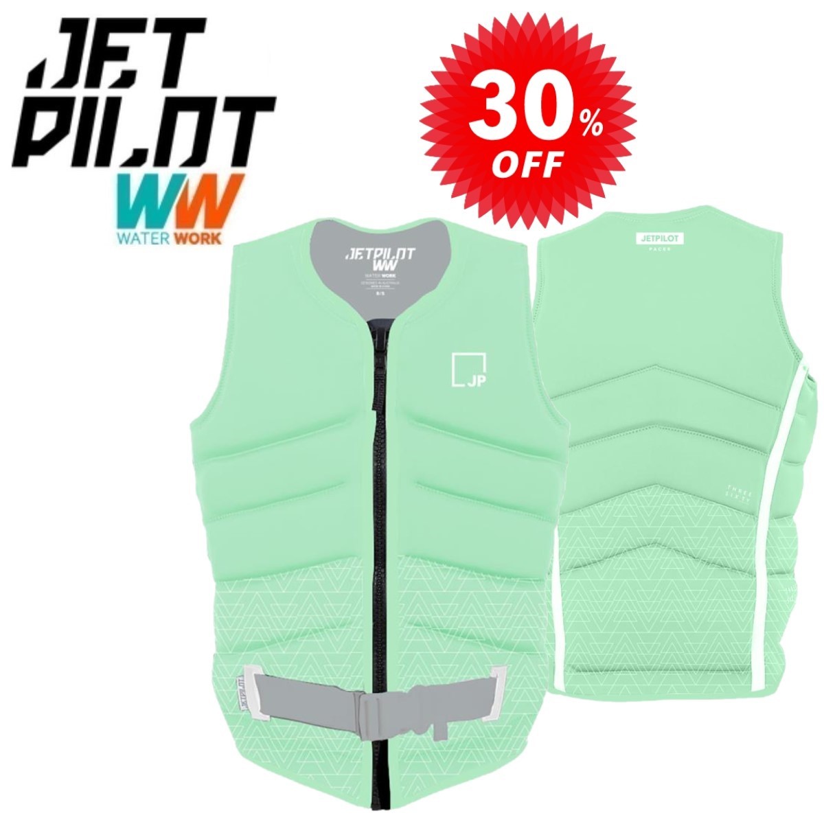 ジェットパイロット JETPILOT セール 30%オフ 送料無料 ペーサー X1 F/E レディース ネオベスト JA21209 ミント 8/S サップ