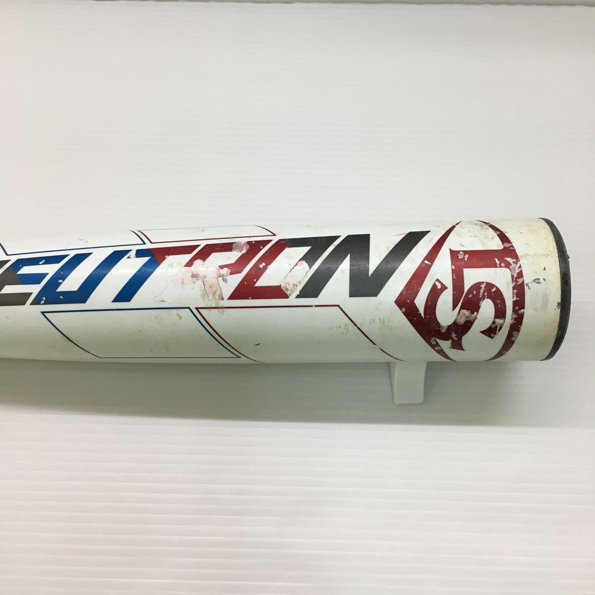 B-5015 ルイスビルスラッガー Louisville Slugger ニュートロン 少年軟式 80cm カーボン バット WTLJJR20N 野球 中古_画像2