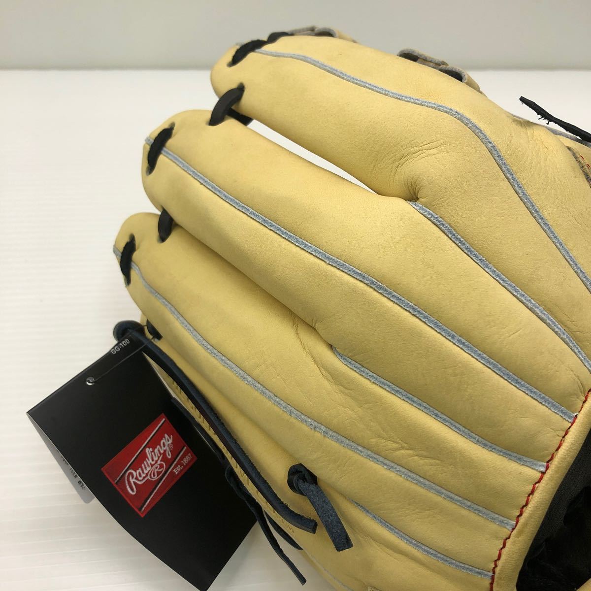 G-8195 タグ付き未使用品 ローリングス Rawlings HOH 軟式 内野手用 GR3HECK45 グローブ グラブ 野球_画像9