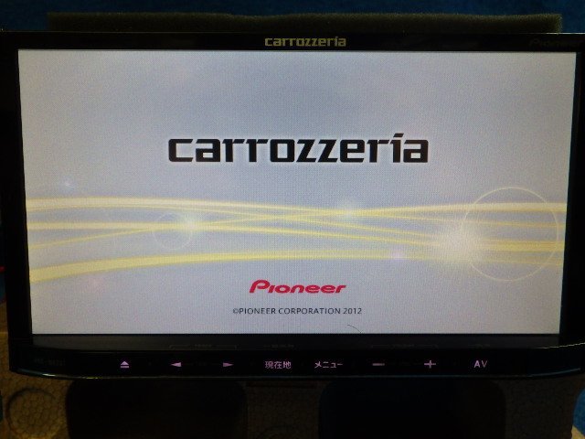 カロッツェリア　メモリーナビ　AVIC-MRZ07-2　2012年データ　フルセグCD・DVD再生Bluetooth　SD　動作確認済み　(P)_画像1