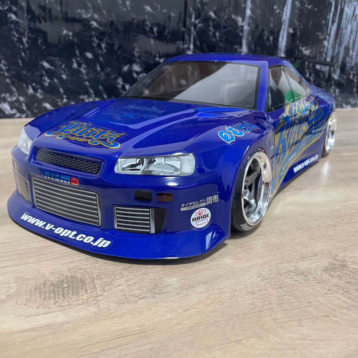 スカイライン R34 1/10ラジコン ボディ yd-2 オーバーフェンダー スカイライン R34 1/10ラジコン ボディ yd-2 オーバーフェンダー