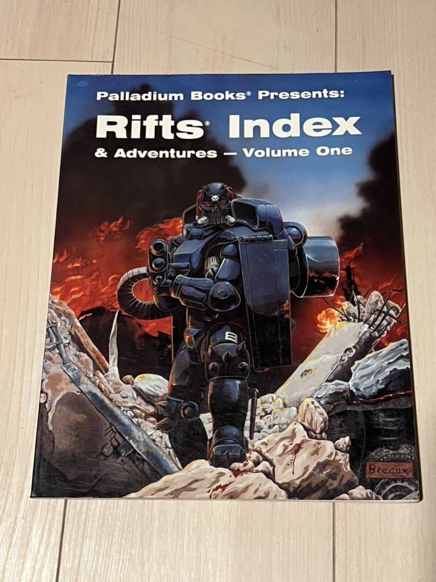 TRPG Rifts Index & Adventures vol. One Palladium Books
