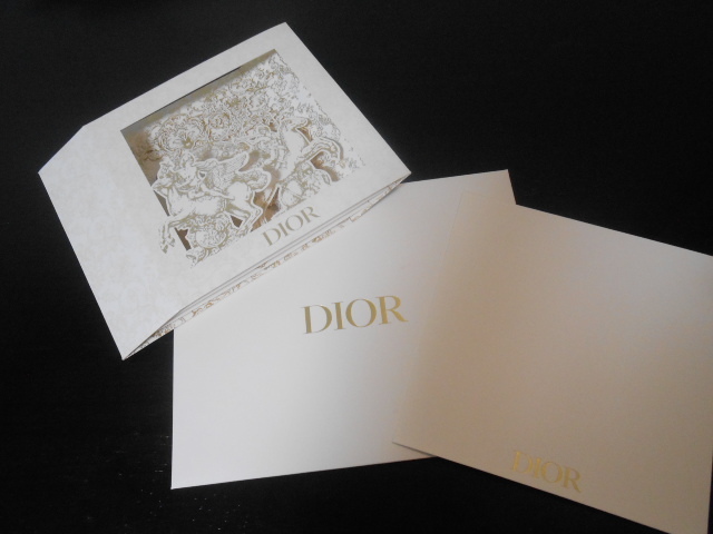 ディオール　2023年ホリデー　紙袋　星チャーム　ポストカード　ショッパー　DIOR_画像5