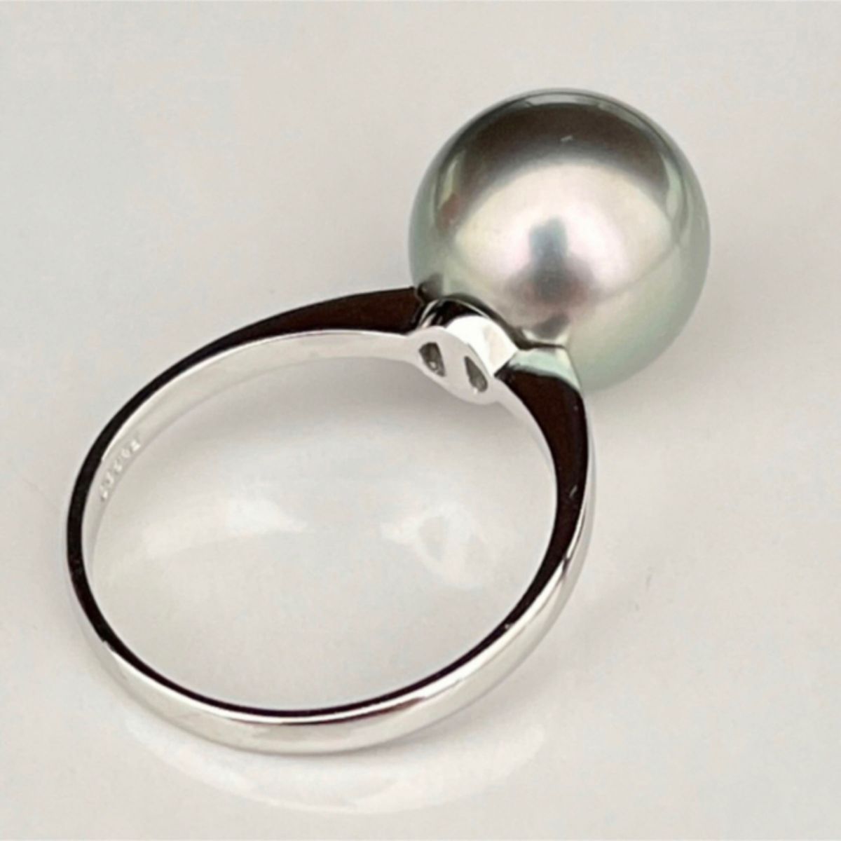 黒蝶真珠リング10.8mmプラチナPT900指輪新品未使用品