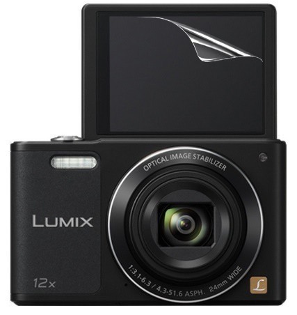 11-08-01【高光沢タイプ】Panasonic LUMIX SZ10用 指紋防止 反射防止 気泡レス カメラ液晶保護フィルム_画像1