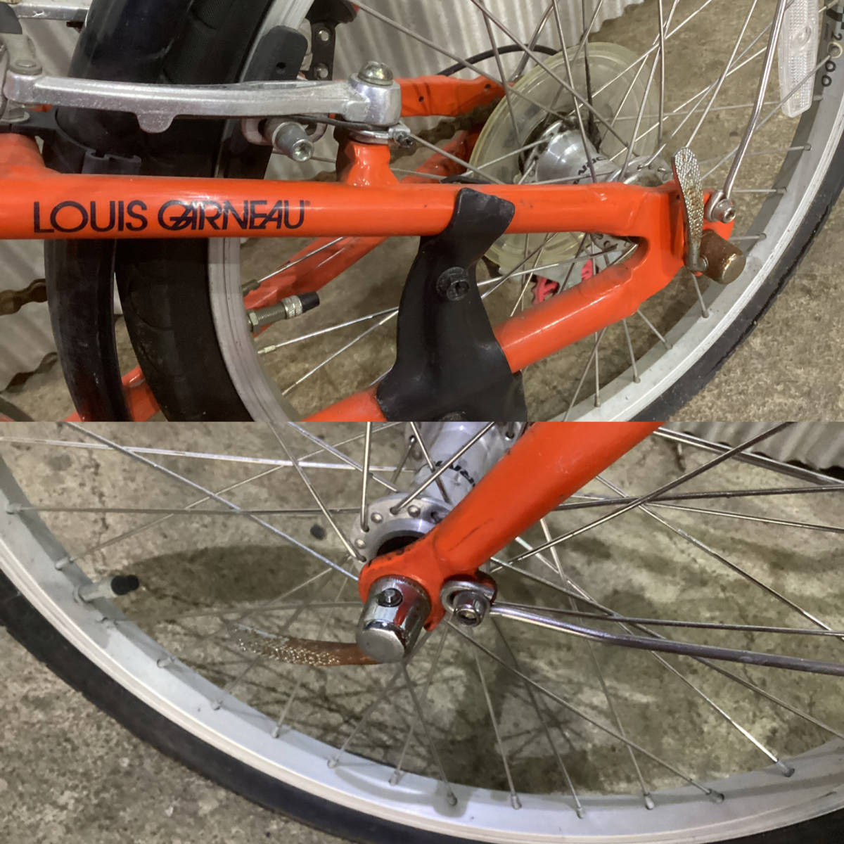 　ルイガノ LOUIS GARNEAU MV.1 20インチ　ミニベロ　動作確認済　整備前提　中古_画像10