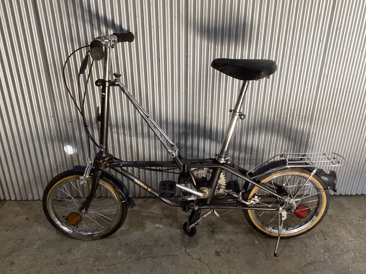 OLD DAHON 3(Ⅲ) オールドダホン 中期型 折り畳み スタメ内装3段 ビンテージ クラッシック 動作確認のみ　整備必要　中古_画像2