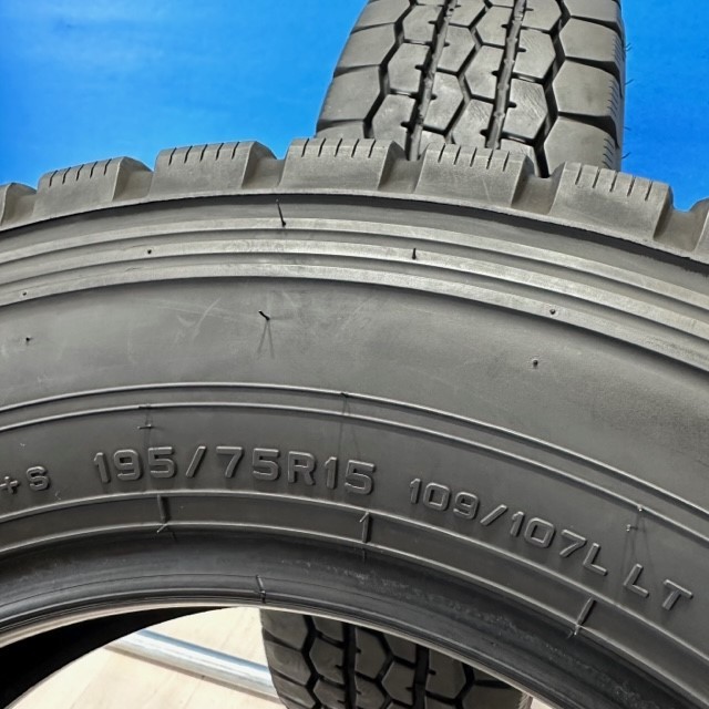 【2021年製造】　195/75R15 109/107 L LT　ダンロップ　SPLT21M　ミックスタイヤ　195/75/15　2本　トラックタイヤ_画像4