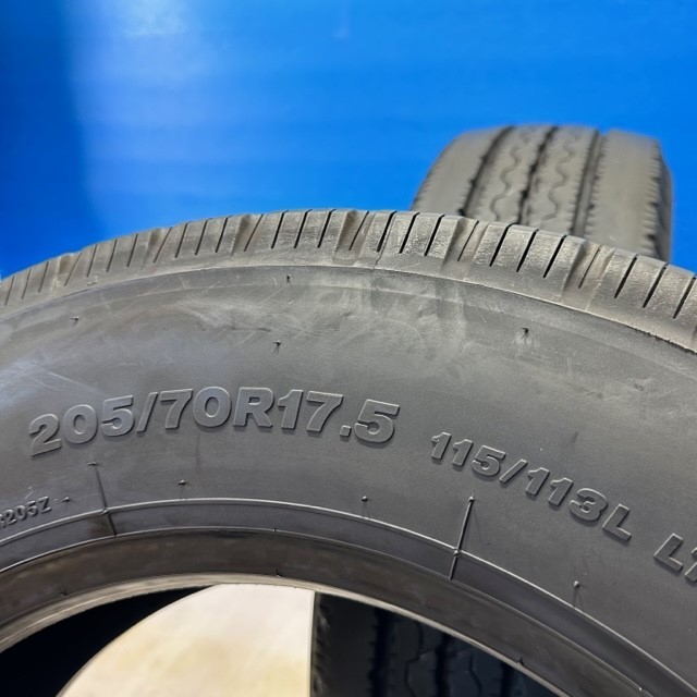 【2020年製造】　205/70R17.5　115/113 L LT　ブリヂストン　DURAVIS R205　サマ－タイヤ　205/70/17.5　2本　トラックタイヤ_画像4