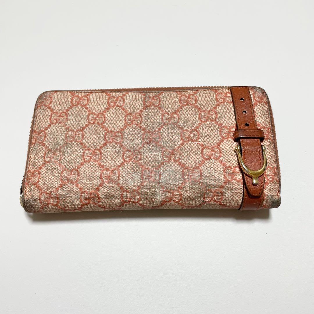 GUCCI グッチ 長財布 財布 ブランド GGスプリーム ラウンドファスナー