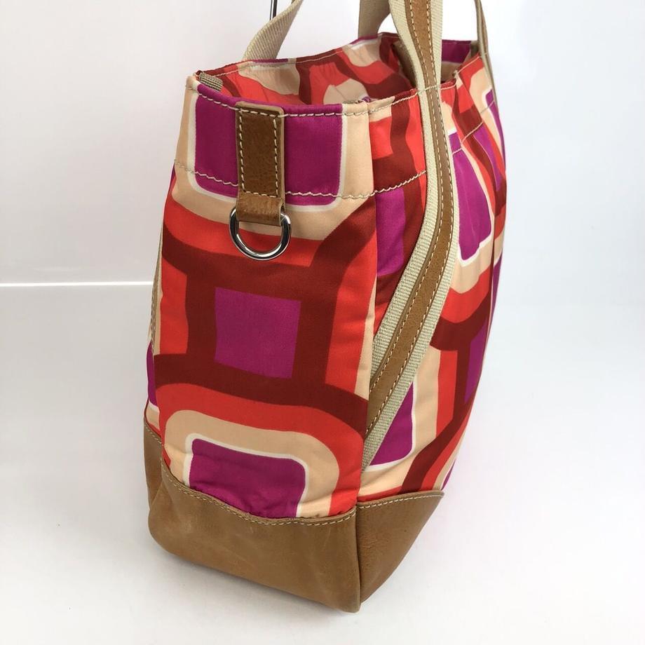 PRADA プラダ ロゴプレート ショルダー トートバッグ レディース