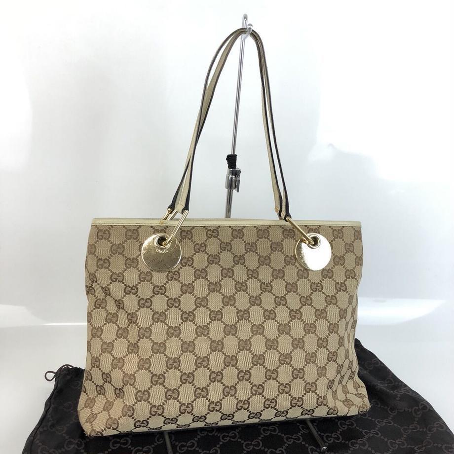 送料込☆GUCCI☆GGキャンバス トートバッグ☆ - バッグ