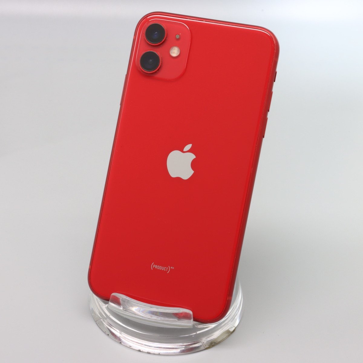 Apple iPhone11 64GB (PRODUCT)RED A2221 MWLV2J/A バッテリ76% ■SIMフリー★Joshin7782【1円開始・送料無料】_画像1
