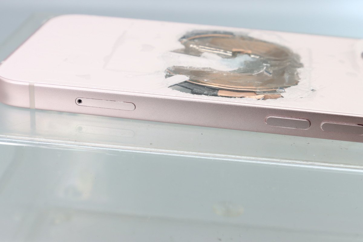 Apple iPhone13 mini 128GB Pink A2626 3J757J/A バッテリ100% ■SIMフリー★Joshin(ジャンク)1674【1円開始・送料無料】_画像9