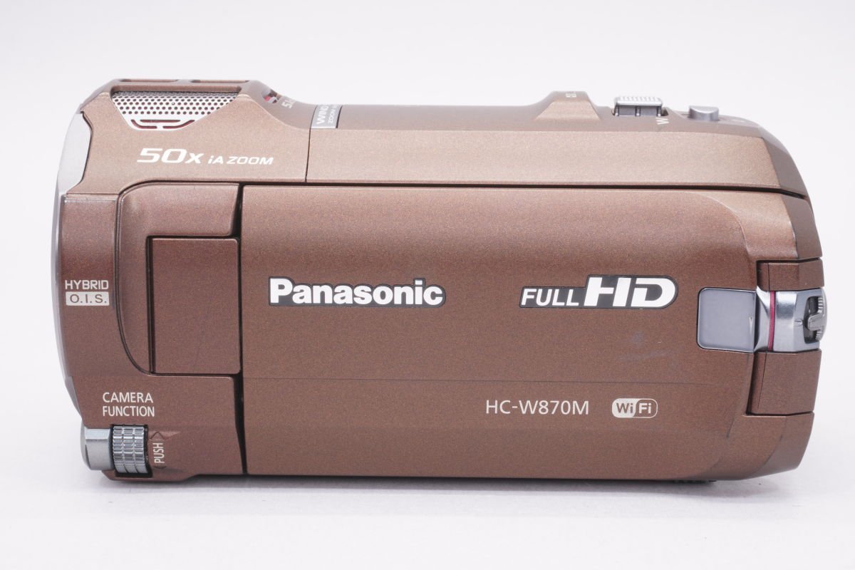 ビデオカメラ HC-W870M-T ブラウン ■Panasonic★Joshin(ジャンク)1222【1円開始・送料無料】_画像7