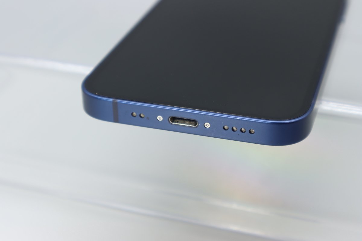 Apple iPhone12 mini 64GB Blue A2398 MGAP3J/A バッテリ85% ■SIMフリー★Joshin1628【1円開始・送料無料】_画像7