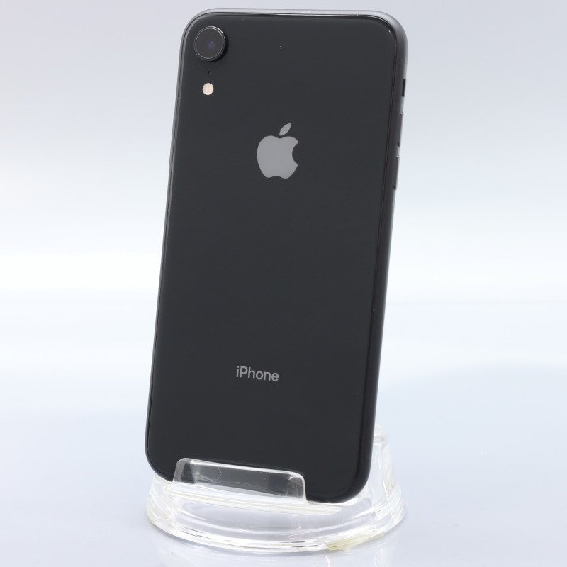 Apple iPhoneXR 256GB Black A2106 NT0V2J/A バッテリ99% ■SIMフリー★Joshin7057【1円開始・送料無料】_画像1