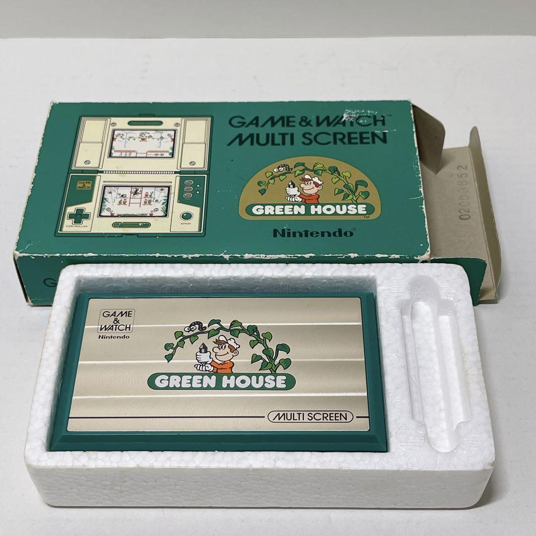 本体美品！任天堂 GAME&WATCH グリーンハウス GH-54 動作品　ニンテンドー Nintendo ゲームウォッチ ゲームウオッチ GREEN HOUSE 1982年_画像3