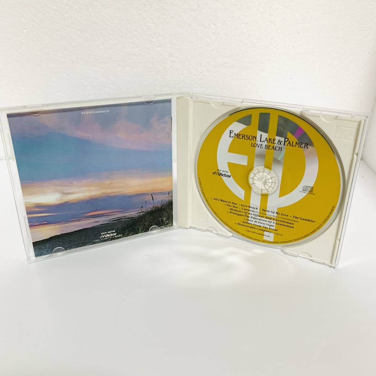【リマスター】EMERSON, LAKE & PALMER LOVE BEACH　洋楽　CD　管理50901nko_画像4