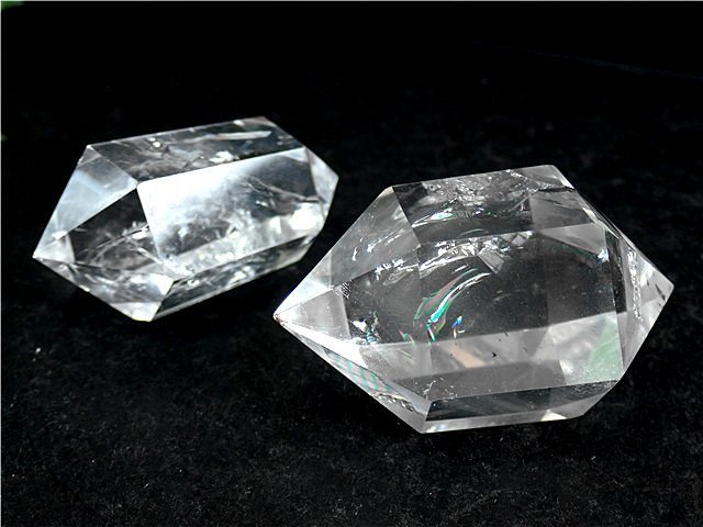 AAA級☆高透明度天然ハーキマーダイヤモンド水晶六角柱 177B2-33B37Z_画像3