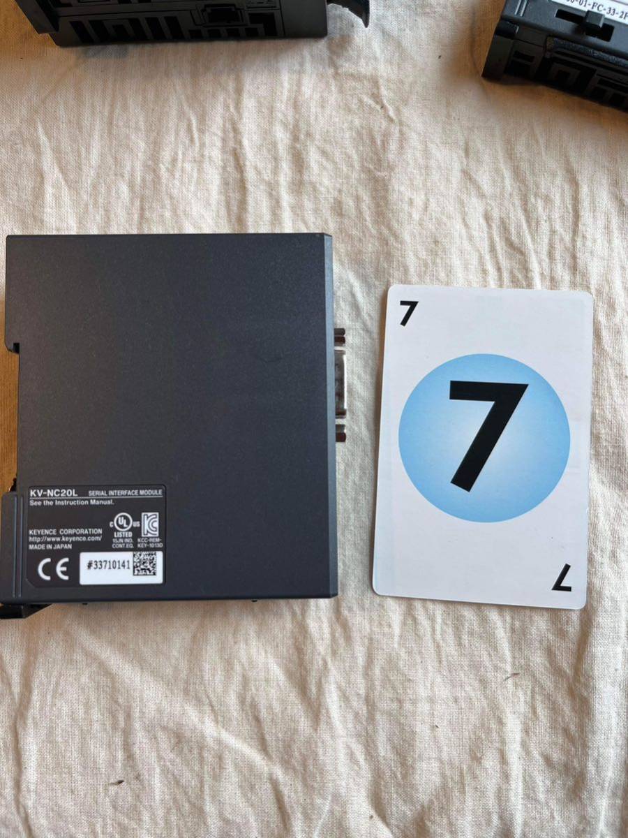 ★動作保証美品★キーエンス KEYENCE KV-NC32T+KV-NC1EP+KV-NC20L + AnywireAslink B2G78-232C+KRS-403XF-07K (ケーブル)_画像5