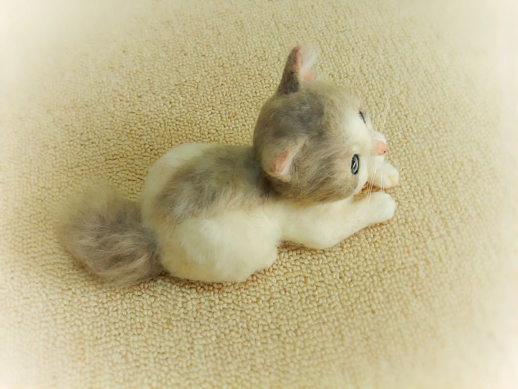 ◆sei◆羊毛フェルト　ラグドールの子猫　猫　ハンドメイド_画像5