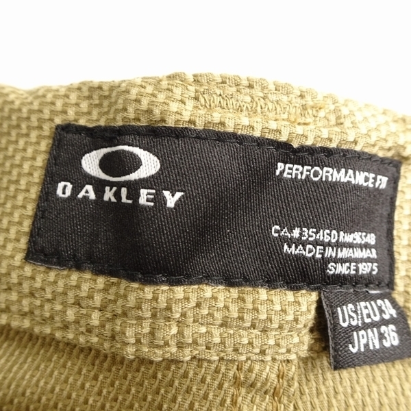 OAKLEY オークリー スカル 新品 定価1.3万 T/Cストレッチドビー 織り柄 ジョガーパンツ ゴルフウェア FOA404233 87D 36 ▲033▼kkf163ky_画像6