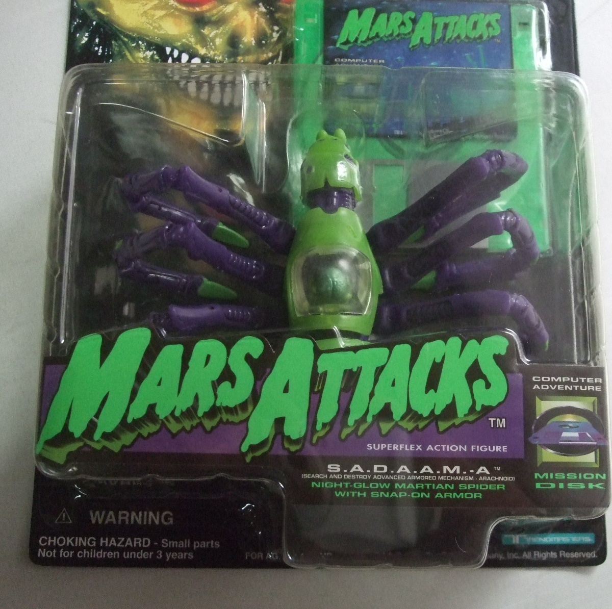 Vintage 90s MARS ATTACKS マーズアタック フィギュア・人形 3体セット 未開封品 ビンテージ MARTIAN TROOPER.DOOM ROBOT.S.A.D.A.A.M.A _画像4