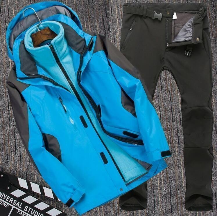 スキーウェア メンズ レディース スノーボードウェア 上下セットスキー ジャケット パンツ 登山 男女兼用 ☆9色/S~3XLサイズ選択/1点_画像7