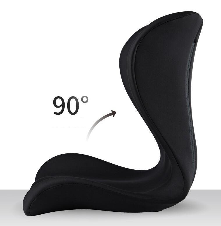 新品 ブラック-骨盤サポート ボディメイクシート チェア 座椅子 クッション 腰枕 姿勢矯正 チェア 腰痛対策 姿勢ケア プレゼント_画像5