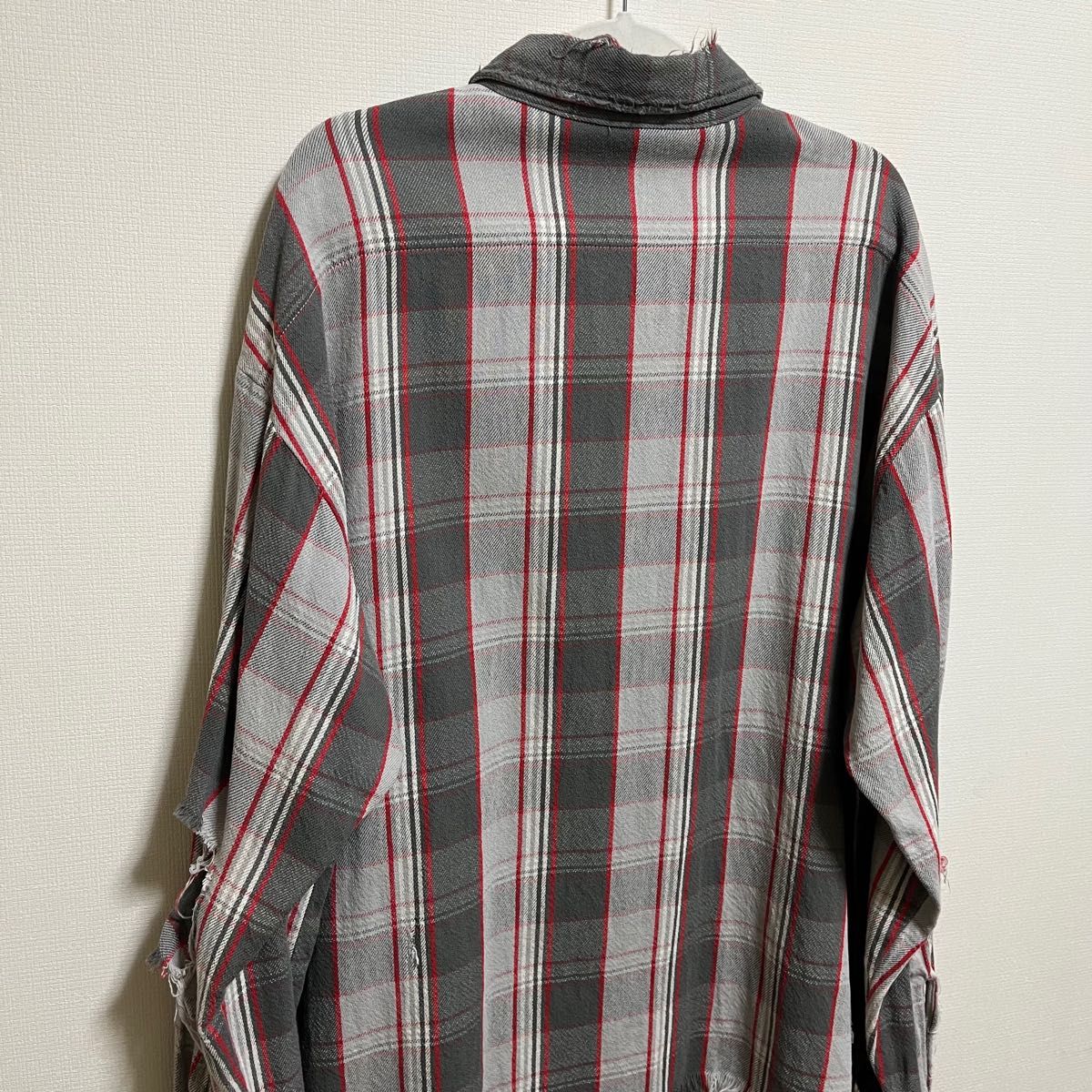 22AW Saint Mxxxxxx セントマイケル チェックシャツ 常田大希着 22AW Saint Mxxxxxx セントマイケル チェックシャツ 常田大希着
