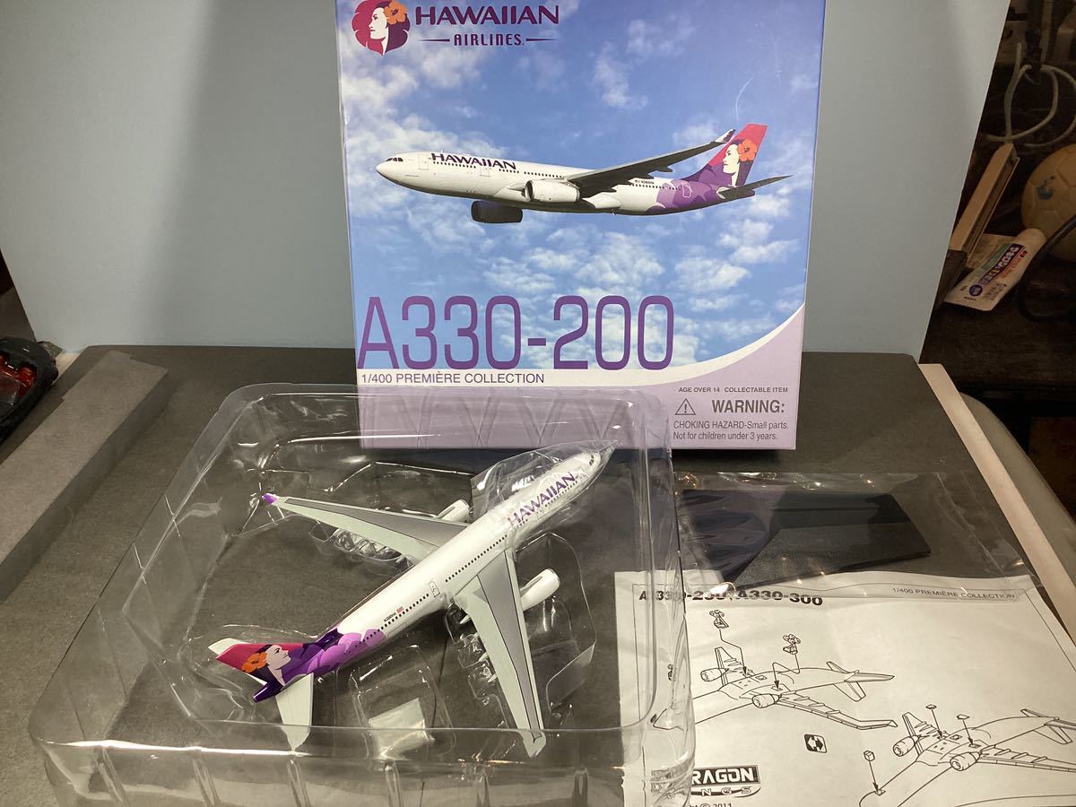 【中古】1/400 ハワイアン航空 A330-200 N380HA ドラゴン【送料無料】の画像1