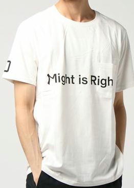 TAKAHIRO MIYASHITA The Soloist. タカヒロミヤシタ ザ ソロイストMight is Right　Tシャツ　48サイズ_画像1